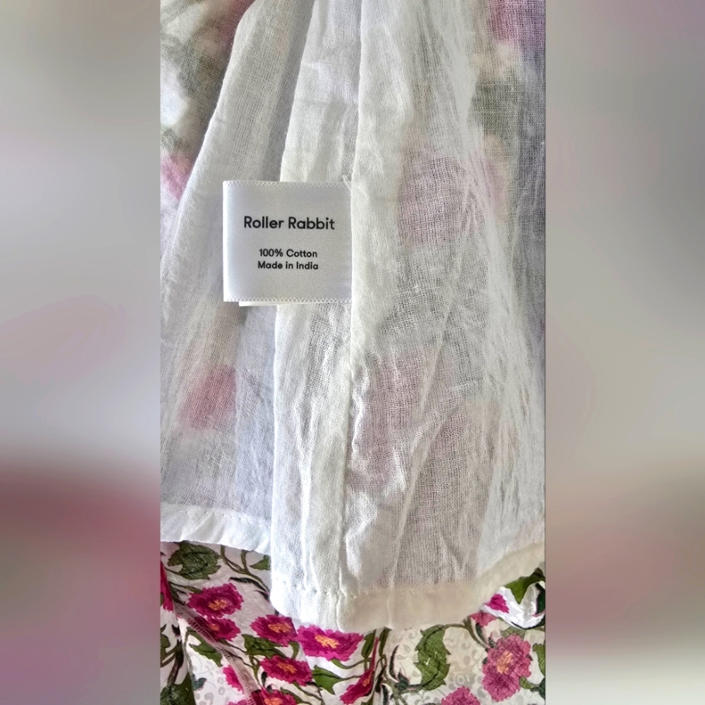 Roller Rabbit Floral Dress Girls Size 12 - Picture 8 of 16